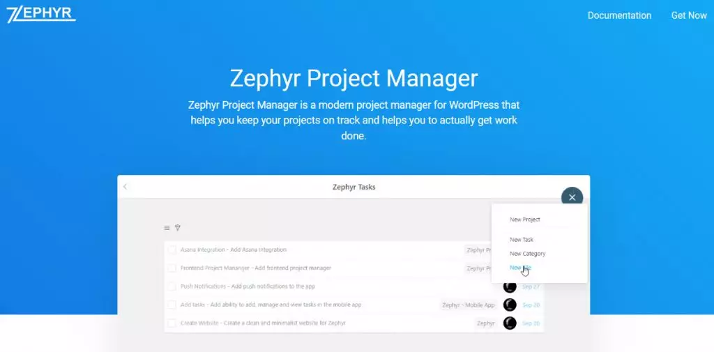 Best WordPress Project Management Plugins - zephyr