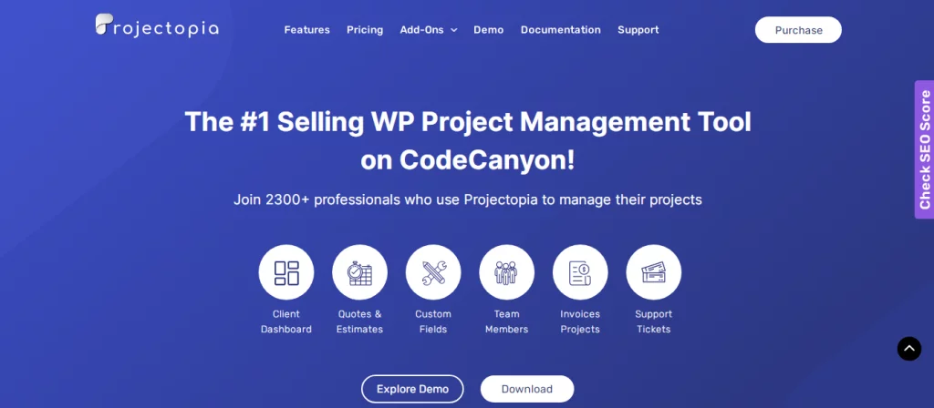Projectopia - WordPress Project Management Plugin